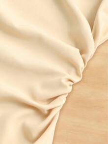 Girls' Fashion Cinched Waist Backless Criss-Cross Strap Dress - Yellow - View 5