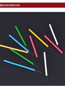 Plastikowy ściągacz nici 10/5/2/1 szt., cylindryczne nawlekacze igieł - bezproblemowy zestaw narzędzi do szycia - trwałe akcesoria DIY do koralików i cienkich nici - idealne nawlekanie dla osób starszych, plastikowy ściągacz nici, nowoczesny plastikowy nawlekacz igieł do domu, narzędzia do koralików, zestaw cylindrycznych nawlekaczy igieł, pomocnik do koralików, losowy kolor, Dzień Matki, prezent na Dzień Matki, sezon ślubny, sezon ukończenia szkoły, prezenty dla rodziny i przyjaciół - Wielokolorowe - Zobacz 12