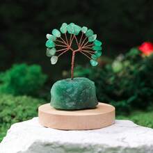 1pc Crystal Tree Of Life,Handmade Healing Gemstones,Amethyst Money Tree,Good Luck Gifts For Women Men,Crystal Trees For Positive Energy,Meditation,Home,Living Room,Office Decor - Multicolor - View 12