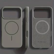 Funda para teléfono - No incluye cordón, compatible con iPhone 17air/16e/15/14/13/12/11 Pro, Pro Max, Plus, X/XR//XSMAX, compatible con Samsung Galaxy S22/S22 PLUS/S22 ULTRA/S23//S23 FE/S23 PLUS/S23 ULTRA/S24/S24 FE/S24 PLUS/S24 ULTRA/S25/S25 PLUS/S25 ULTRA/S25 EDGE/A16 # 4G/A26/A36/A56, varios colores, sensación mate + atracción magnética + tela mate amigable con la piel, borde recto clásico, vale la pena elegir. - Negro - Ver 1