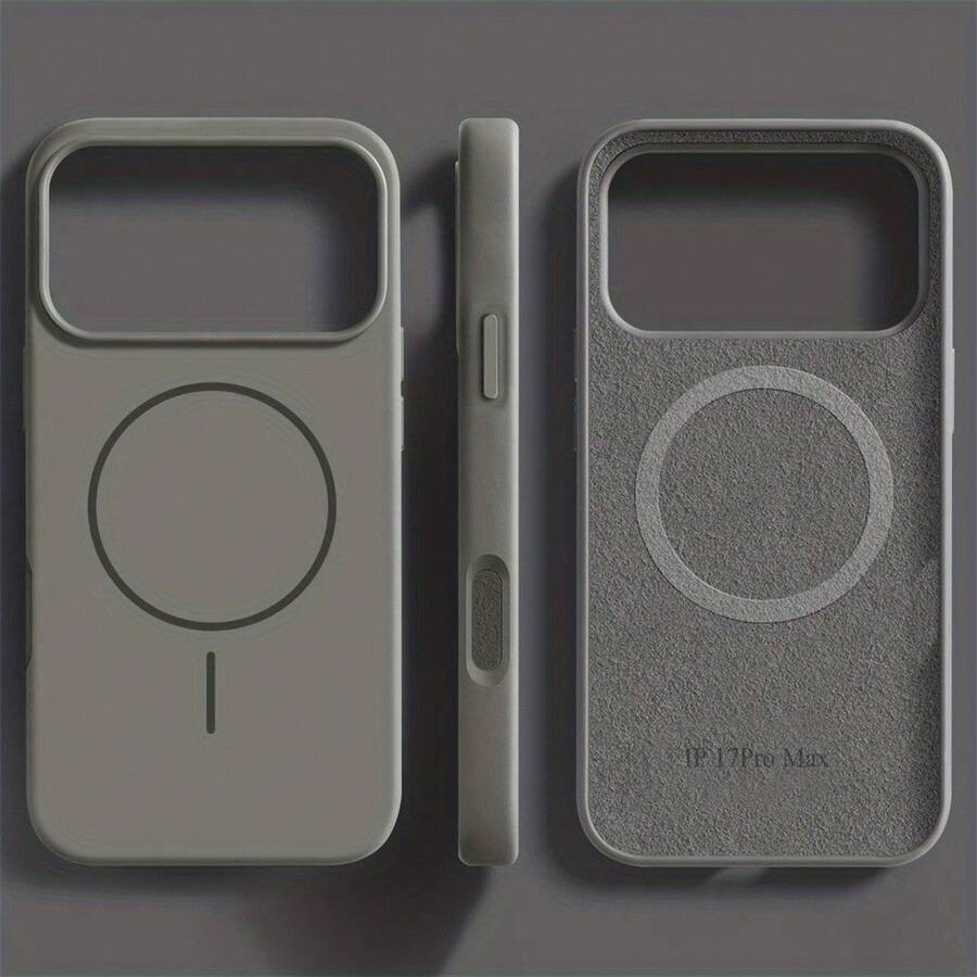 Funda para teléfono - No incluye cordón, compatible con iPhone 17air/16e/15/14/13/12/11 Pro, Pro Max, Plus, X/XR//XSMAX, compatible con Samsung Galaxy S22/S22 PLUS/S22 ULTRA/S23//S23 FE/S23 PLUS/S23 ULTRA/S24/S24 FE/S24 PLUS/S24 ULTRA/S25/S25 PLUS/S25 ULTRA/S25 EDGE/A16 # 4G/A26/A36/A56, varios colores, sensación mate + atracción magnética + tela mate amigable con la piel, borde recto clásico, vale la pena elegir. - Negro - Ver 1