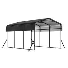 Garages, Canopies, & Carports - Black-10*15FT - View 11