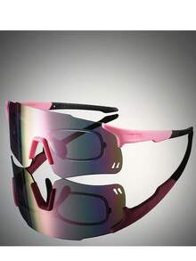 1 件装全新半框运动骑行防风护目镜滑雪登山防护眼镜男士高端运动眼镜