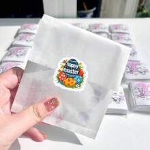 500pcs Easter Sealing Stickers, Cute Rabbit & Easter Egg Cartoon Roll Stickers, DIY For Luggage, Phone, Guitar, Scrapbook, Party Favors - Multicolor - View 7