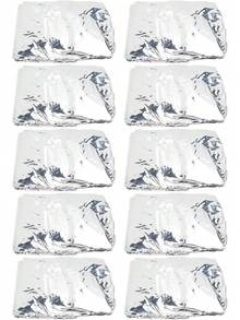 gorro de ducha 10 Uds. Gorro de Papel de Aluminio para el Cabello para Acondicionamiento Profundo y Coloración Gorros de Ducha para Uso en el Salón Hogar - 1 - Ver 2