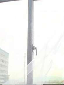 1 Roll, Window Screen Self-Adhesive, Adjustable Mesh Screen, Freely DIY Window Net With Hook & Loop, Quick Installation, White, Keep Bugs Out