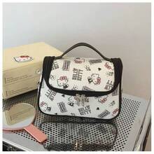 1个手提化妆包，半结构化多功能大容量化妆盒，可爱卡通洗漱包 - 彩色 - 查看 7