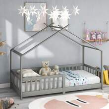 Bed Frames - Grey - View 1