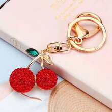 Fashionable & Versatile Cherry Keychain Pendant, Suitable As Party Gifts, Valentine's Day Gifts For Girlfriend, Best Friends, And Friends - Multicolor - View 9