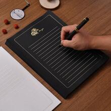 A4 Rose Gold Foil Stationery Paper, Romantic Love Letter Paper, Suitable For Daily Office, Birthday Notes, Gifts, Decorations, DIY Invitations, Thanksgiving, Valentine's Day Cards, Rose Gold Foil Paper - Multicolor - View 4