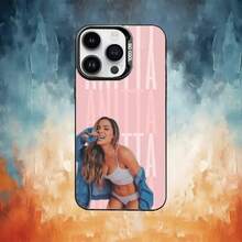 Funda para teléfono Singer A-Anitta para iPhone17,16,15,14,13,12,11 Plus, Pro Max, cubierta negra mate a prueba de golpes - Z4 - Ver 7