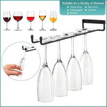 Wine Rack & Wine Glass Rack - Wine Rack + 2 Glass Holders - View 4