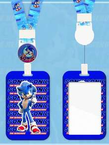 Sound Card Holder, Meal Card Campus Card Holder, Subway Work Permit Telescope Badge, Work Label Sling Neck Hard Shell Creative , Birthday Gift, Pendant Random