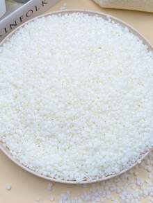 100/500/1000/1200g 純大豆蠟粒香氛蠟燭原料 DIY 無煙蠟燭製作材料，適用於家居裝飾香氛蠟燭、杯蠟、母親節禮物、情人節、母親節女性家居手工藝製作材料 - 米色 - 查看 3