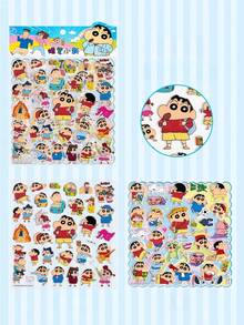 1 pegatina aleatoria. Pegatinas 3D de burbujas de Crayon Shin-Chan. Pegatinas decorativas DIY lindas para cuadernos, organizadores, teléfonos móviles y tazas. Perfectas para la decoración del hogar, la sala de estar, decoraciones de fiesta, regalos de cumpleaños, diversos regalos festivos y moda. - Multicolor - Ver 8
