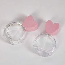 1pc 25ml Luxury Perfume Spray Bottle, Heart-Shaped Cap Perfume Bottle, Sample Refill Bottle, Portable Decanting Bottle, Refillable - Clear - View 5