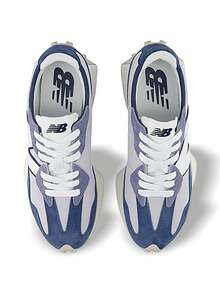 New Balance 327 男女通用运动鞋 透气轻便 弹性好 多功能 户外运动 日常上学 海军蓝 白色 U327GPC - 海軍藍/白色 - 查看 4