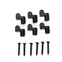 12pcs Set Is Suitable For Most Window Screen Sizes. It Is Firmly Fixed And Easy To Install. Made Of Plastic And Stainless Steel, The Window Screen Fixing Clips Are In A Simple Pure White U-Shaped Design With A Slot. It Comes With Reinforcing Screws For A Stable And Anti-Slip Window Screen Fixing Clip. It Is Suitable For Daily Use In Bedrooms And Living Rooms At Home.