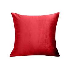 1pc Valentine's Day Red Heart Plush Pillow Cover, Soft Sofa Cushion Cover, Suitable For Living Room, Bedroom, Sofa, Home Decor - Red - View 5