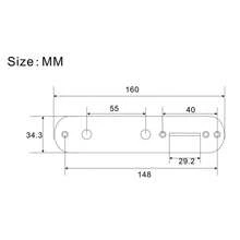 Professional 3mm Mounting Hole Control Plate Assembly For Telecaster Electric Guitar - 金色 - 查看 6