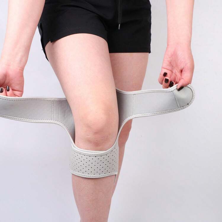 1件装护膝增强器，弹性护膝，适用于徒步旅行和登山，以及其他徒步活动支撑装备。 - 彩色 - 查看 4