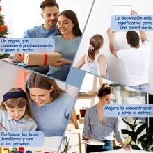 Pintar por Numeros para Adultos, Paint by Numbers 40 * 50cm, Kits de Pintura Pinta por Numero, con Lienzo para Pintar, Pinturas Acrlicas, 3 Pinceles, cuadros para pintar para Adultos y Nios Art dco, rojo - azul + Art déco - Ver 8