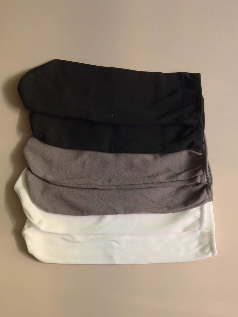 زوج جوارب نوم يناسب الجنسين من الدرالون الحراري المخملي ذات لون أحادي بتصميم بسيط، مناسبة للكاحل، فضفاضة، مريحة، ماصة للرطوبة، دافئة، للنساء، للاستخدام اليومي في المكتب والخروجات في فصلي الربيع والخريف والشتاء - النمط 1 - مشاهدة 1