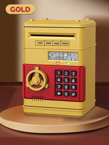 Electric Smart Money Saving Box, Large Capacity Coin Bank Toy, Multi Colors Available, Automatic Coin Rolling, Realistic Sound Effects, Gift For Boys & Girls, Accessories Randomly Selected, Batteries Not Included