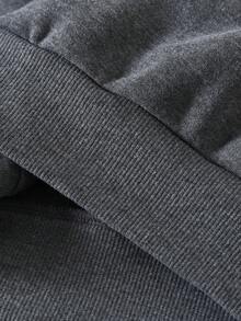 Skeleton Embroidery Baseball Jacket Men, Vintage Streetwear Loose Fit Dark Style Niche Design Coat - Dark Grey - View 7