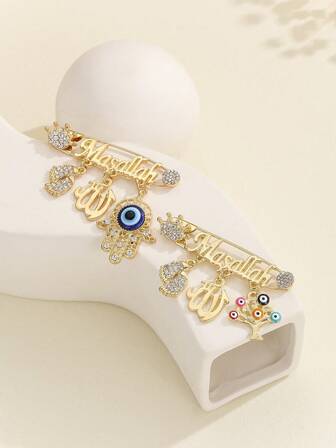 女士时尚水晶装饰胸针，适合日常和节日佩戴