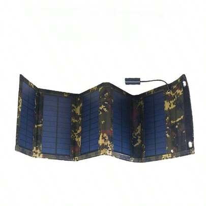 DAINUO 1pc 65W Portable Foldable Solar Panel Charger With Magnetic Material, USB Output For Cell Phone Outdoor Power Bank, Solar Charging For Camping Accessories