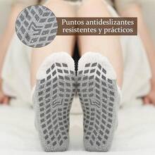 7 Pares Calcetines de Invierno para Mujer, Calcetines de Lana de Coral, Calcetines de Térmicos Mujer, Regalo Perfecto, Cálidos, Gruesos y Suaves, Térmicos, Talla única - 7 colores - Ver 11
