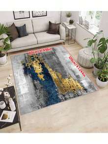 1pc Nordic Sparkling Diamond Bedside Rug, Machine Washable For Bedroom, Living Room, Sofa, Coffee Table, Blanket, Bay Window, Bedside, Floor Mat - Grey - View 15