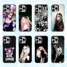 Funda para teléfono Singer A-Avril L-Lavigne para 17,16,15,14,13,12,11,Pro,MAX, cubierta blanca mate a prueba de golpes - Z3 - Ver 3