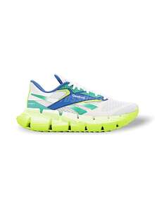 Reebok Floatzig 1 女士休闲运动坡跟鞋 - 白色/綠色 - 查看 8