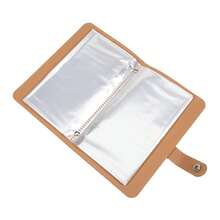 2025 Leather Budget Binder Notebook Cash Envelopes System Set,With Binder Pockets For Money Budget Saving Bill Organizer - Many - View 8