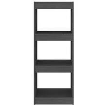 Libreria/divisorio vidaXL grigio, 40x30x103,5 cm, in legno massello di pino. - Cammello - Visualizzare 5