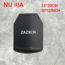 1PC PE Bulletproof Ballistic Panel Vest 10"X12" 11"X14" NIJ IIIA GA3 Stand Alone Body Armor Plate Lightweight Bullet Proof Shield - Black - View 10