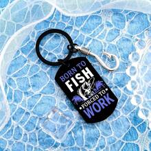 Regalos de pesca para hombres, llavero de pescado, accesorios de pesca geniales para pescador, pap, pescador, regalos para marido, novio, cumpleaos, Navidad, da del padre, regalo para - inicial - Ver 4