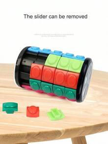 1pc 3D Rubik's Corn Cube, Finger Cube, Cylinder Cube, Personalized Puzzle High Difficulty 3/5/7 Layers Cube, Adult Stress Relief Toy, 3d Fidget, Sensory Cube, Rubex Cube, Sensory Toys, Fidget, Fidget Toys, Stress Balls, Pe, Squishies - 彩色 - 查看 4