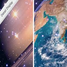 Murales de pared de tamaño personalizado, paisaje submarino de la isla del mundo, murales de pared autoadhesivos extraíbles de despegar y pegar, papel pintado fotográfico grande - Cielo estrellado del universo moderno - Ver 6