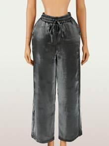 Casual Outfits Women Long Pants Tropical Vacation Outfits Pants Women Track Suit Going Out Date Night Women Outfit Pants - Silver - View 2