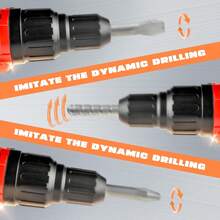 SANCO Taladro Eléctrico para Niños - Juego de Herramientas con Sonido y Acción Realistas, Incluye Tornillos, para Niños de 3 a 5 Años (Rojo) - Rojo - Ver 2