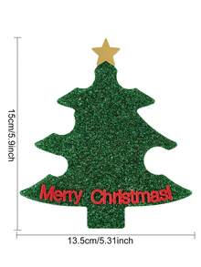 1/2pcs Christmas Tree Shaped Nail Art Display Board - Multifunctional Nail Art Photography Background, Holiday Gift, Handheld Ornament, Christmas Nail Art Decoration