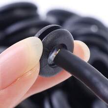 20/40/60个 O型橡胶密封圈 黑色 8MM 10MM 12MM 14MM 双面密封垫圈 电线电缆孔保护工具 橡胶垫圈 - 黑色 - 查看 9