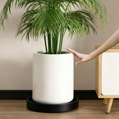 11.02inch Gardening Flower Pot Tray Decor Creative Round Plant Pot Saucers Ornaments For Indoor Dining Room Yard Display