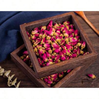 1pc 60g/120g/180g Dried Rose, Jasmine Flowers, Decorative Materials, Suitable For Crafts, DIY Projects