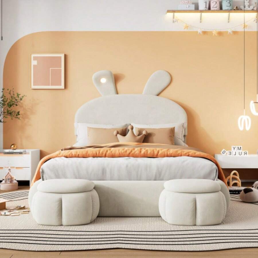 Bed Frames - White - View 1