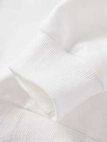 Men's Hooded Sweatshirt - White - View 4