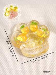 1PC Transparent Glitter Soft Cat Paw Squeeze Toy,Stress Relief And Fun, Great Party Favors And Birthday Gifts For All Ages, Pink For Girls,Blue For Boys,Portable Fidget Squeeze Toy For Your Desk And On The Go, Ideal Holiday Gift, Small Gift Ornament, Cute And Fun, Christmas Gift, Party Favor, Gift Bag Filler, Classroom Prize - Multicolor - View 19